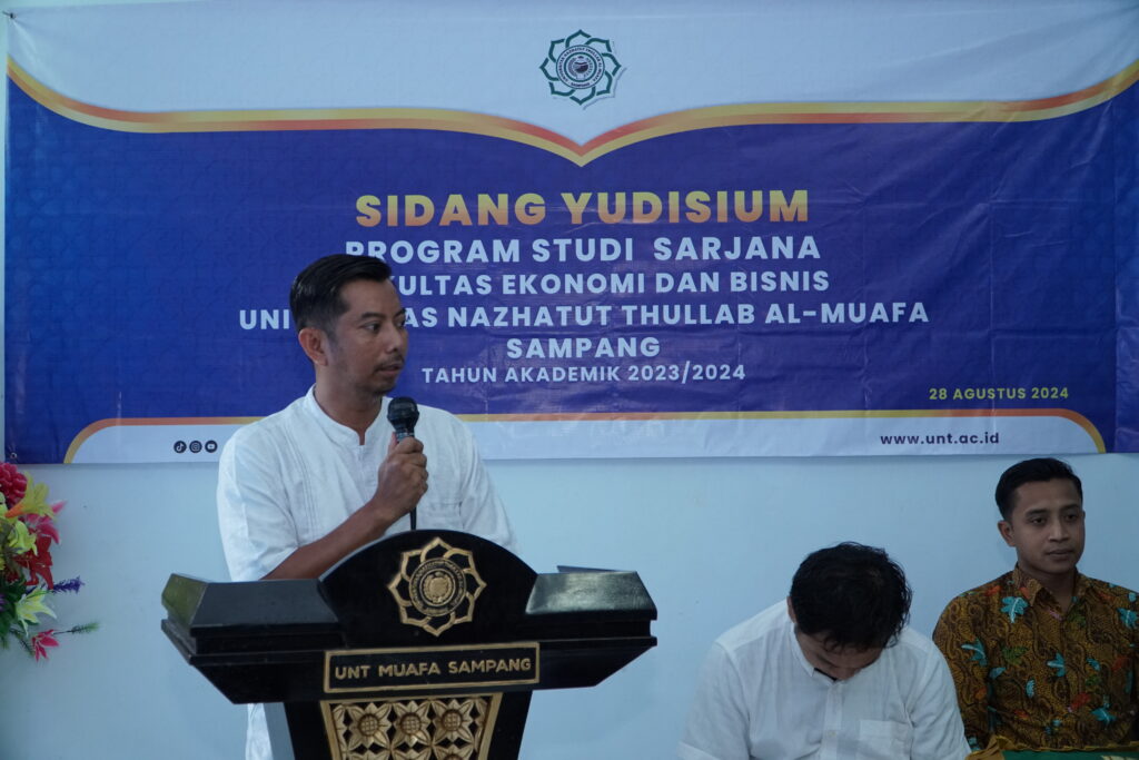 Kegiatan yudisium mahasiswa UNT Al-Muafa Sampang