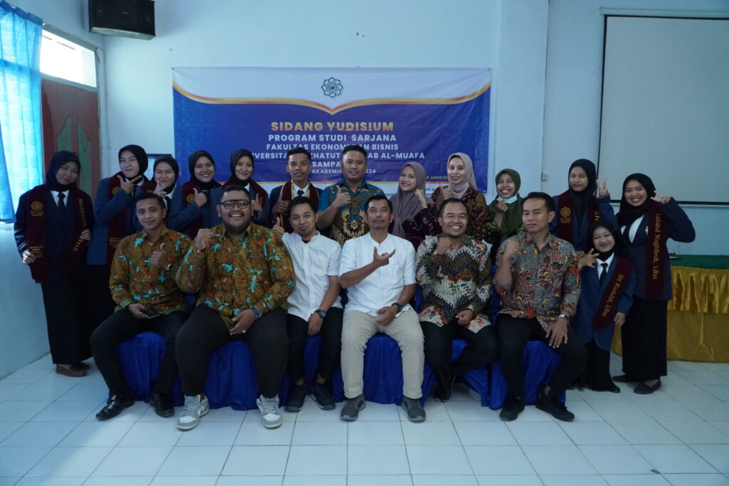 Prosesi yudisium mahasiswa UNT Al-Muafa Sampang